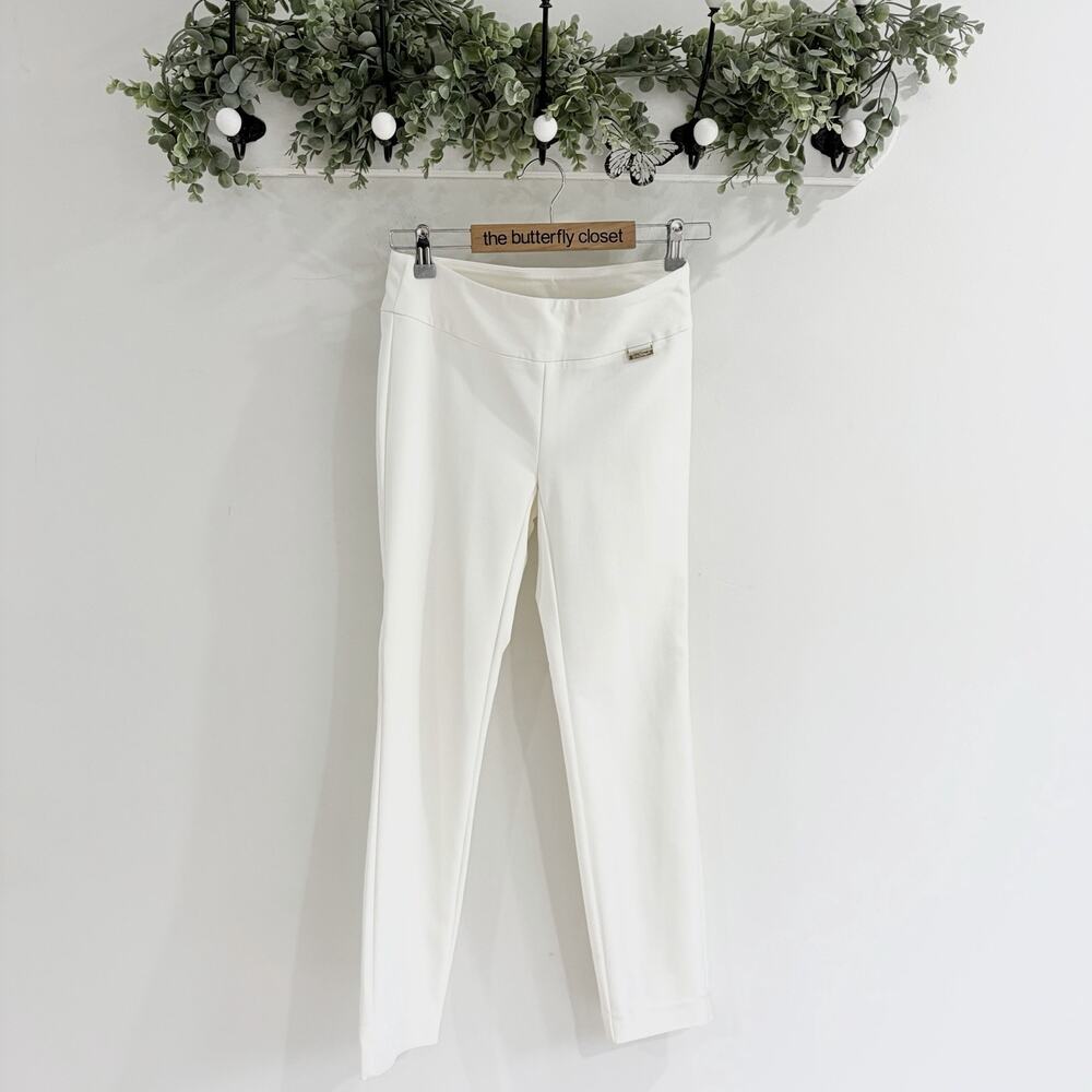 NEW Lilly Pulitzer white raya tunic pant Classic Tailored Slim Pants Size 00